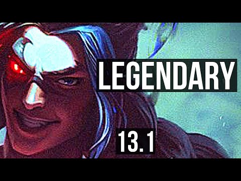 KAYN vs SYLAS (JNG) | 24/1/6, Legendary, 6 solo kills, 1.0M mastery, 400+ games | KR Diamond | 13.1