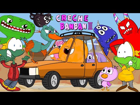 Sapo Brothers: Garten of Banban 3 Complete!  Mr. Stinger Flynn, Hon. Kabob Man, Bird Tart