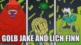 Finn and Jake Become The Lich and Golb