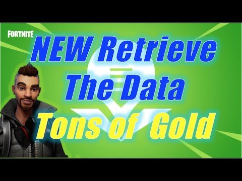 NEW Retrieve The Data, Gold Farm / Fortnite Save the World