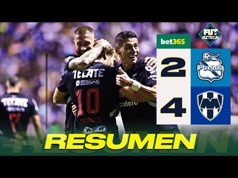 Resumen del partido: Puebla 2-4 Monterrey | Jornada 7 | Apertura 2025 | Presentado por bet365