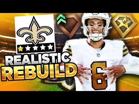 Can Tyler Shough Be A Franchise QB? | Madden 26 New Orleans Saints Realistic Rebuild