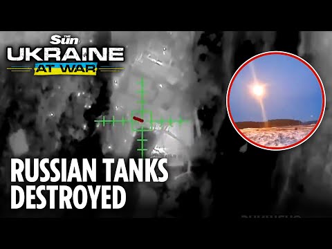 Ukraine BLOWS UP Russian tank convoy near Novopavlivka frontline