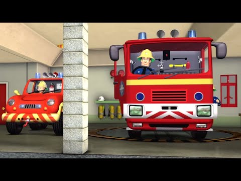 No caminhão de bombeiros! ⭐️ O Bombeiro Sam | Resgate de bombeiro | Desenhos