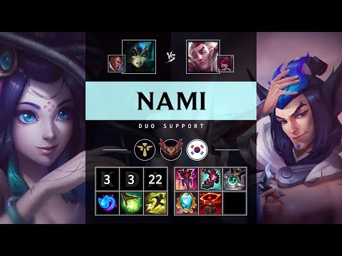 Nami Support vs Rakan - KR Grandmaster Patch 25.09