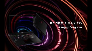 MSI Raider A18 HX A7V - Light 'em Up