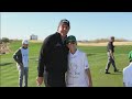 Jake Walden is the 14-year-old caddy to the stars