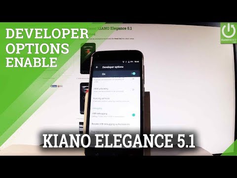 How to Allow Developer Options in KIANO Elegance 5.1
