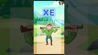 Palavrinhas com X - XA, XE, XI, XO, XU #shorts
