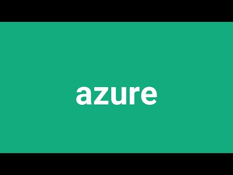 How To Pronounce Azure In American Accent