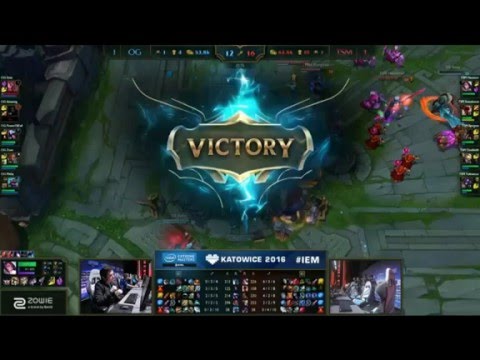OG VS TSM Last Moment of the Game 3 IEM Katowice 2016