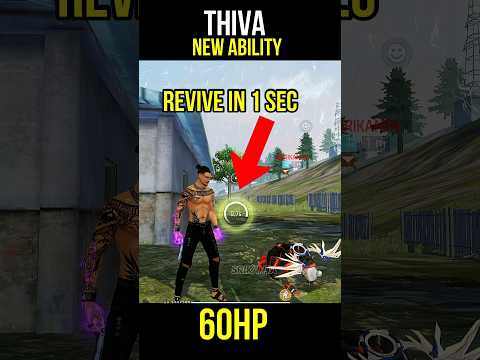 Thiva Character Ability 🔥 Now 60HP | Thiva Character Free Fire #shorts