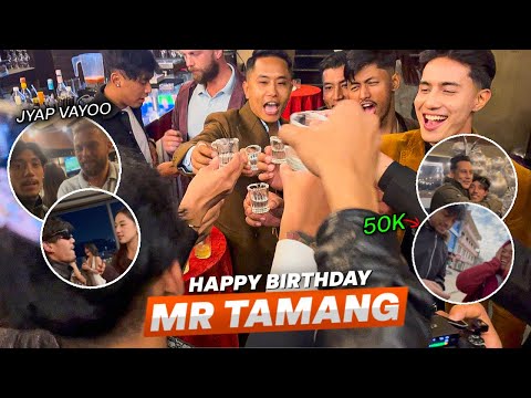 Happy Birthday Mr Tamang / party / 50 k gift to mother 😱