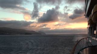 preview picture of video 'Independence of the Seas: 2012 Transatlantic Day 6 - Ponta Delgada, Azores: Arrival'