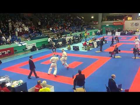 42nd EKF Junior and Cadet Championships 2015 cadet +70 Jóba Attila SVK vs Ledevin Alexandre FRA