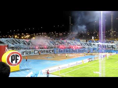 "SALIDA DEPORTES IQUIQUE 2011" Barra: Furia Celeste &bull; Club: Deportes Iquique