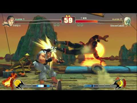SF4: Stevercakes (El Fuerte) vs TYFE11 (Ryu) Match 8