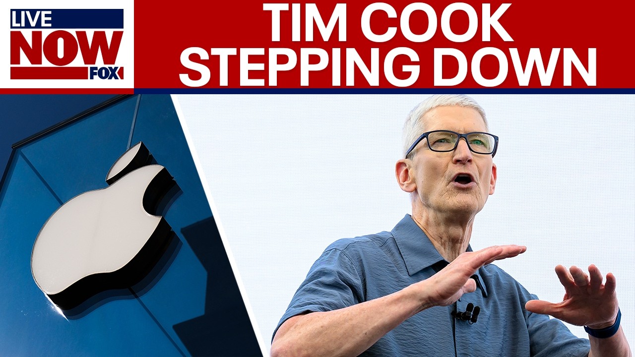 BREAKING: Apple CEO Tim Cook will step down, John Ternus tapped to replace