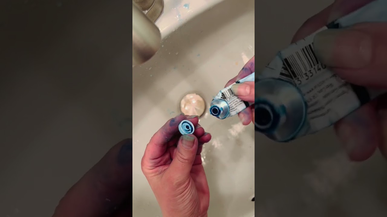 How to CLEAN your watercolour paint tubes.