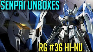 Senpai Unboxes RG RX-93-V2 Hi-V Gundam Is It Worth The Wait And Money?