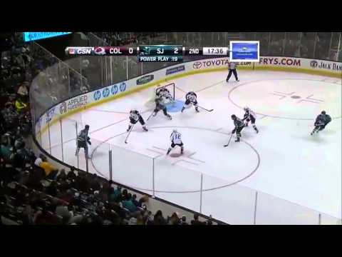 Colorado Avalanche Vs San Jose Sharks - Highlights 1/26/13
