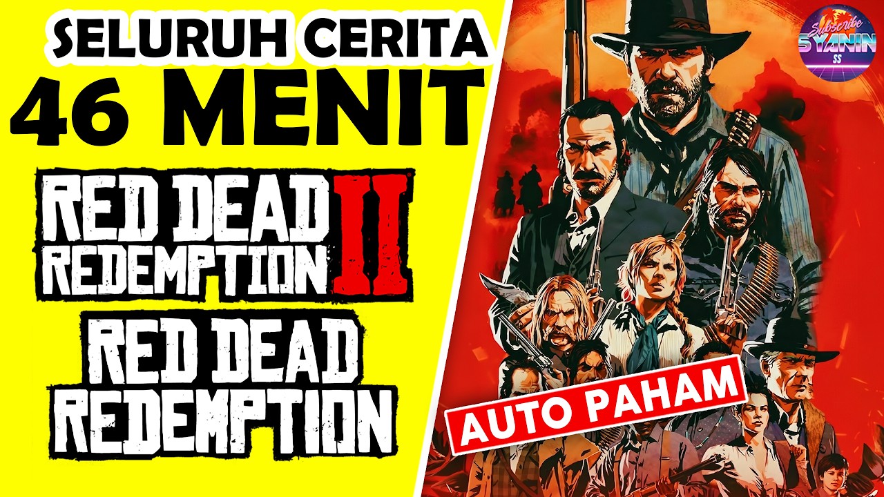 ALUR CERITA SINGKAT Seluruh RDR Series Hanya 46 MENIT Lengkap! Sejarah Red Dead Redemption 2 & 1