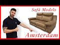 Miniatura Sofá Chaiselongue Relax Motor Amsterdam