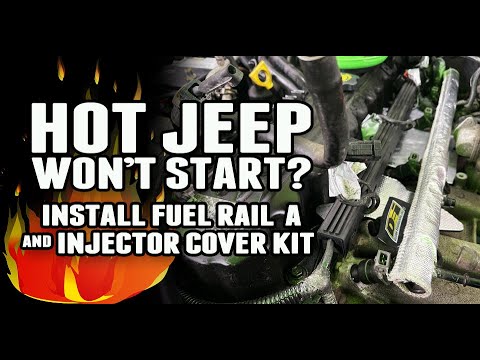 Design Engineering 010378 Fuel Rail and Injector Cover Kit for Jeep install