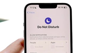 How To Turn On/Off Automatic Do Not Disturb Mode On iPhone! (2023)