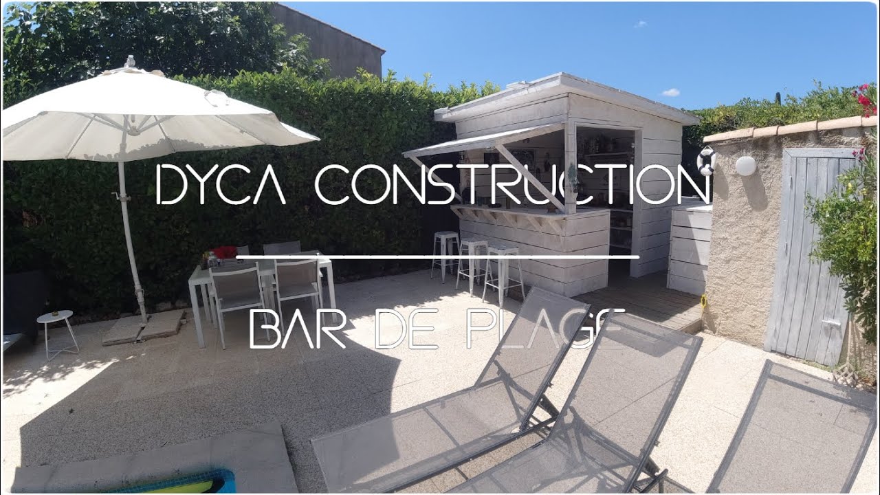 Un Cabanon/Bar de Plage, Atypique !