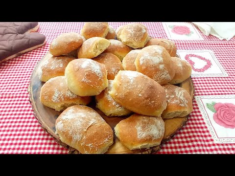 BOCCONCINI DI PANE CROCCANTE - PANINI CROCCANTI FATTI IN CASA - FACILI SENZA IMPASTO
