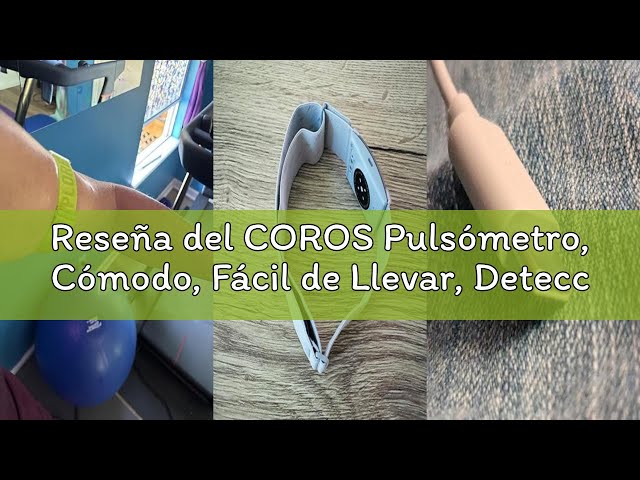 Vídeo relacionado con COROS Pulsómetro, Cómodo, Fácil de Llevar, Detección automática de Uso, Sensor avanzado, Datos precisos, Bluetooth, 80 días de duración de la batería, para Correr y Montar en Bici (Naranja, Estándar)