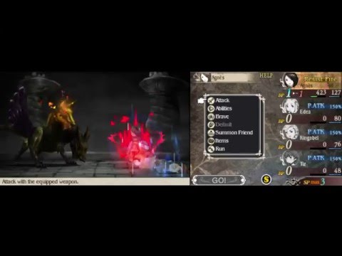 [Bravely Default] Orthros - Hard - Solo Agnés
