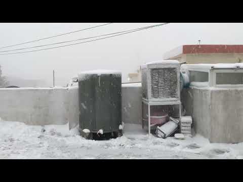 Snow storm ! 28cm 20.01.2022 Sulaymaniyah, Iraq ❄️⚠️