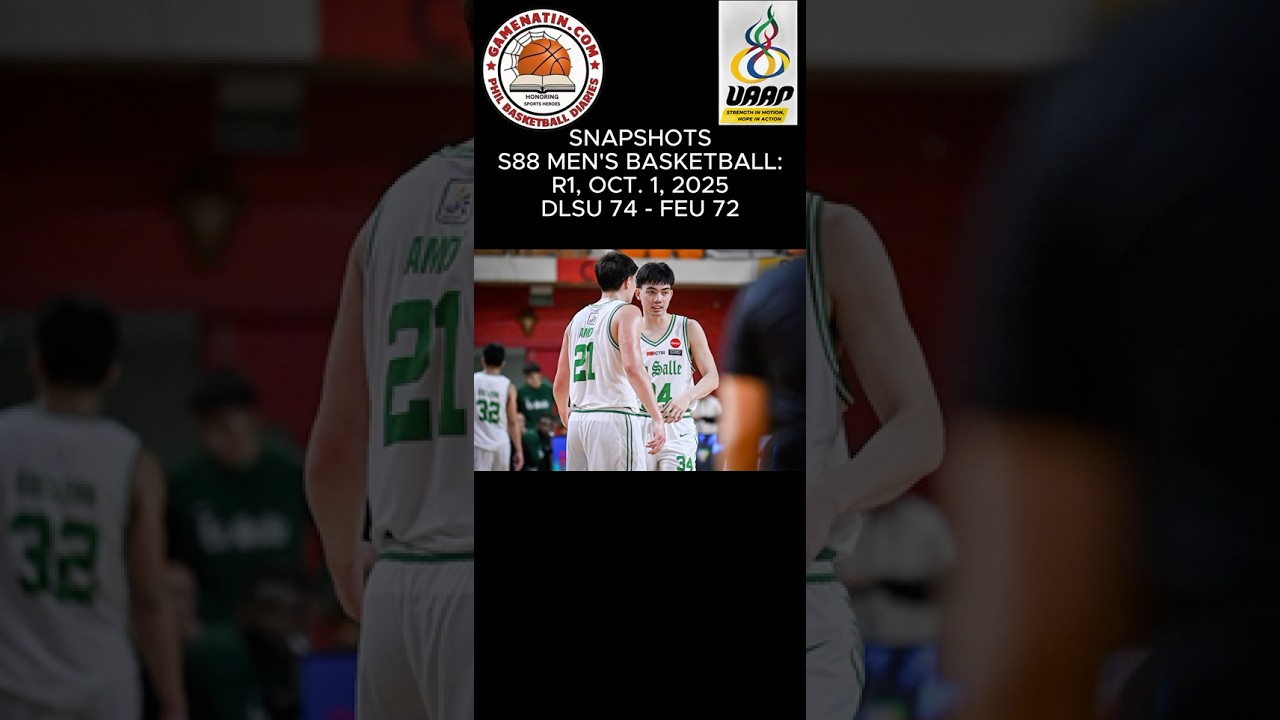 Snapshots: Men's Basketball - DLSU 74 - FEU 72