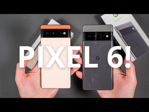 GOOGLE PIXEL 6, PIXEL 6 PRO UNBOXING & Tour!