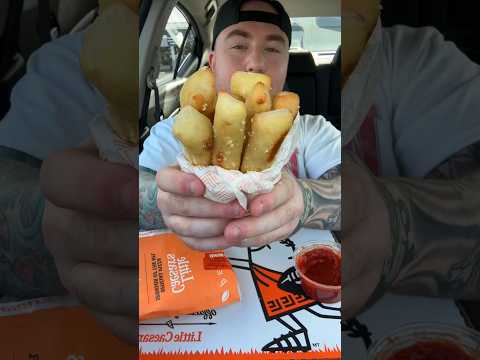 Trying Little Caesar’s Crazy Bread #shorts