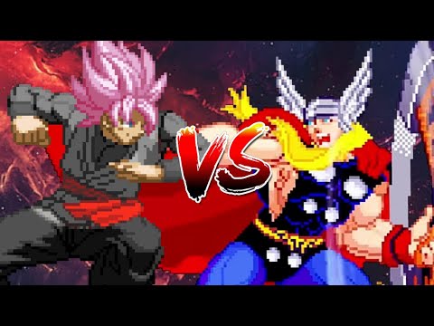 Thor vs Goku Black - Short Sprite Animation | Especial de Fim de Ano