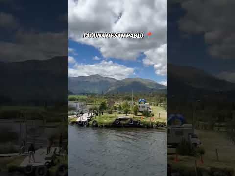 🌊🏔️ La hermosa Laguna de San Pablo 🇪🇨❤️#LagunaDeSanPablo #Ecuador #Imbabura #Otavalo #AventureroEC