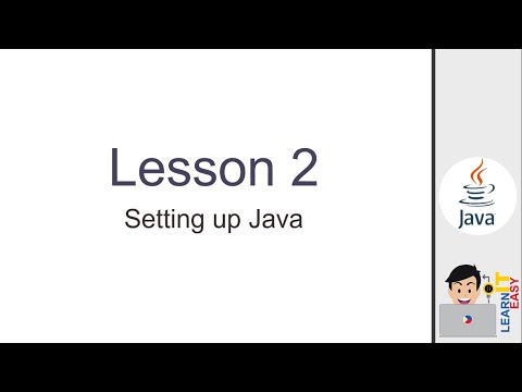 Java Lesson 2 Setting Up Java