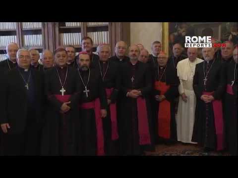 El #PapaFrancisco se reunió con los obispos argentinos