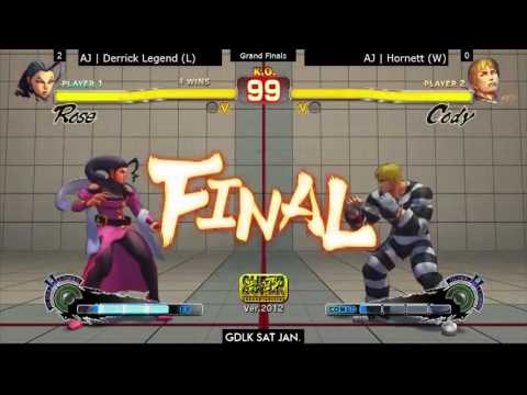 AJ | Derrick Legend vs. AJ | Hornett, SSF4 AE Grand Finals, 01/11/14