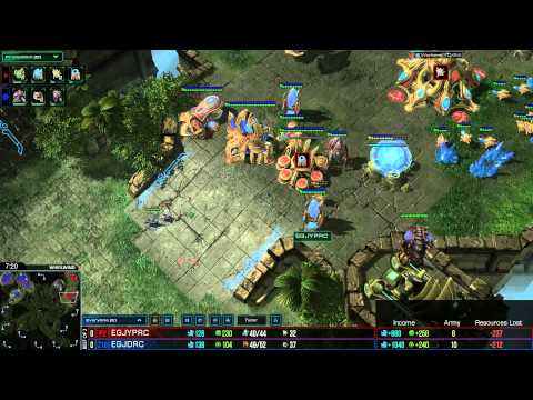 SC2 - DreamHack Valencia - QF - JYP vs Jaedong - Game 1