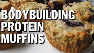Bodybuilding Blueberry Protein Muffins