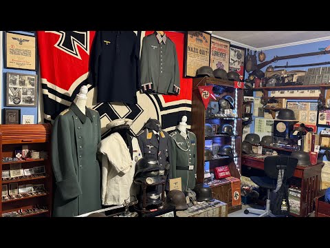 Review of my ww2 German collection! Helmets, uniforms, weapons, and tons more!