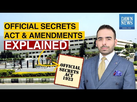 𝐄𝐱𝐩𝐥𝐚𝐢𝐧𝐞𝐝: Pakistan's Official Secrets Act & Amendments | Moiz Baig | TLDR | Dawn News English