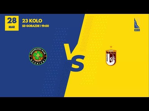 KK Radnički vs KK Bosna VIsit Sarajevo  - 23. kolo - MAXBET LIGA  - KSBIH - 2024/2025