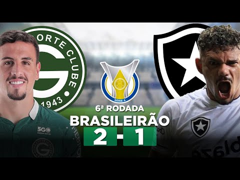 GOIÁS 2 x 1 BOTAFOGO Brasileirão Série A 2023 6ª Rodada | Narração