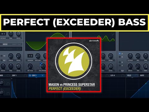 Mason, Princess Superstar "Perfect (Exceeder)" Bass Synth Tutorial [Saltburn Soundtrack]