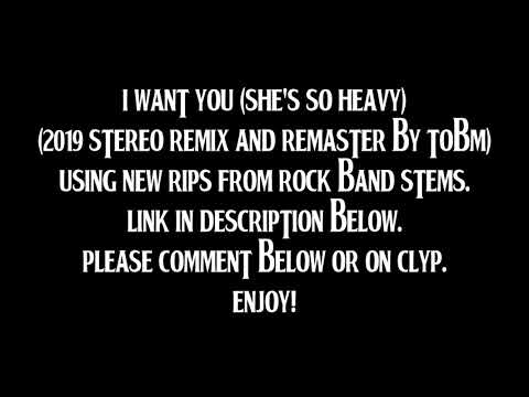 The Beatles - I Want You (She's So Heavy)(2019 Stereo Remix & Remaster By TOBM)